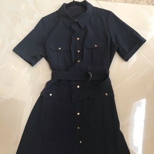 Button down shirt dress